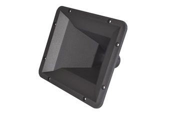 Plastic Horn Flare 238 x 196 x 147.5mm Threaded for PA Speakers by Lyonforge